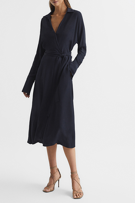 CECILY-MIDI DRESS NAVY 1