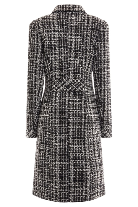 MEGAN COAT CHECK BLACK AND WHIT 10