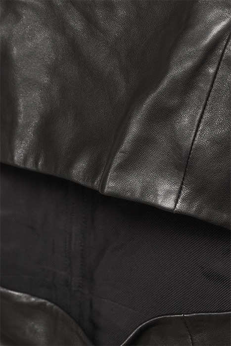 TABATA LEATHER DRESS IN BLACK 5