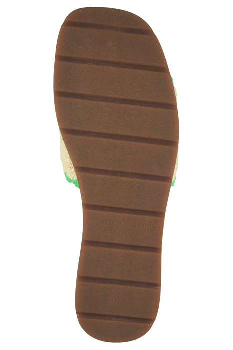 TILDA SANDAL GREEN/ECRU 5