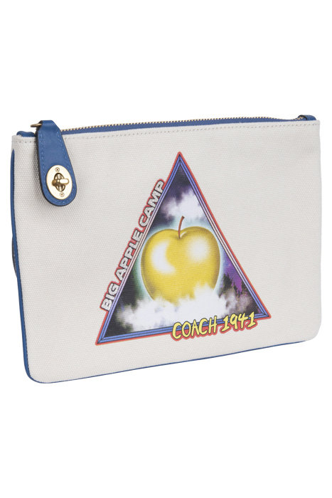 LONG ZIP AROUND WALLET HORSE AND CARRIAGE CHALK 3