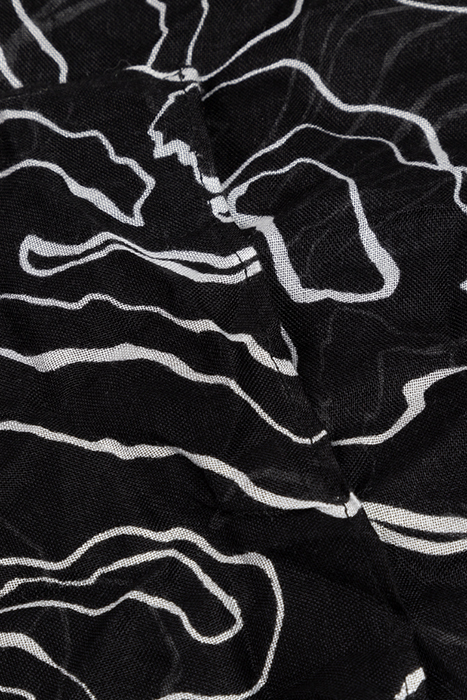 SCARF WOVEN ALMOST BLACK 2