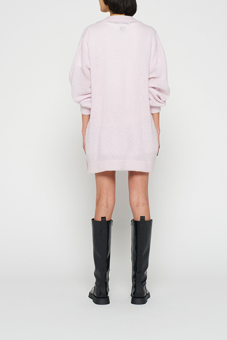 THIN BOMBER KNIT PALE LILAC 2