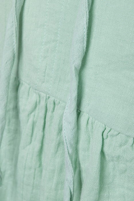 BOHO CHEESECLOTH L/S TOP MINT 3