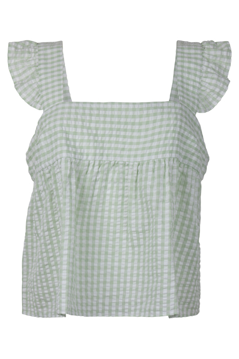 PENELOPE GINGHAM BABYDOLL TOP GINGHAM 1