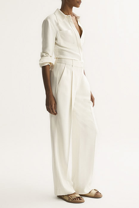 NATALIA WIDE-LEG & FLARED PANTS CREAM 3