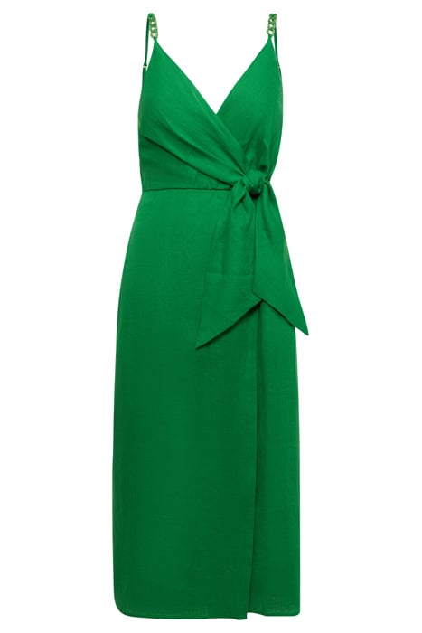 ESME-LINEN DRESS GREEN 3