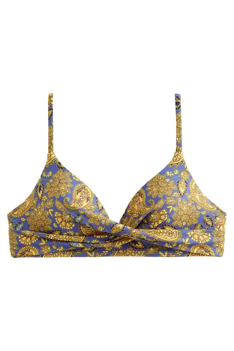 CAPRI CUP-SIZE BIKINI TOP HARVEST GOLD, PAISLEY TERRACE 3