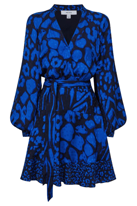 KERRI-PRINTED DRESS BLUE/NAVY 3