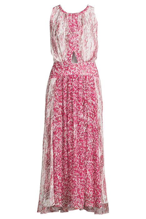 ALEXANDRIA-PRINTED DRESS PINK/WHITE 3