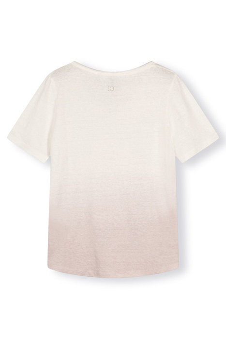 LINEN TEE DIP DYE PALE LILAC 5