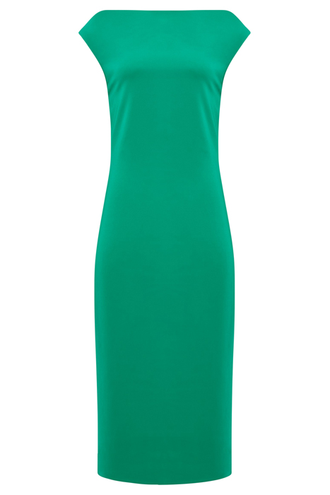 ZARIA-DRAPE DRESS GREEN 3