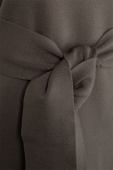 LAUREN ONE SHOULDER MIDI KNIT DRESS KHAKI 3