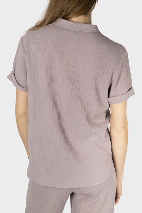 BLOUSE WOVEN 1/2 SLEEVES PURPLE DOVE 2