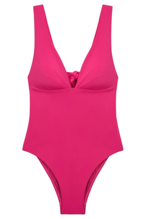 LUNA-PLUNGE ONE-PIECE PINK 4