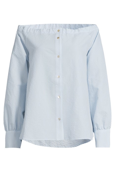 TIDAL SHIRT LIGHT BLUE-WHITE STRIPE 3