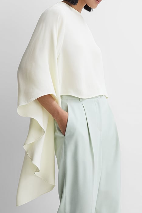 LIANA-CAPE BLOUSE IVORY 4