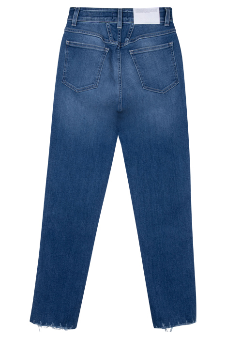 WOMEN PEDAL PUSHER JEANS MID BLUE 4