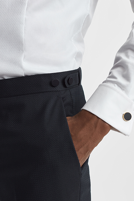 DEAL-TEXTURED SUIT PANTS NAVY 5