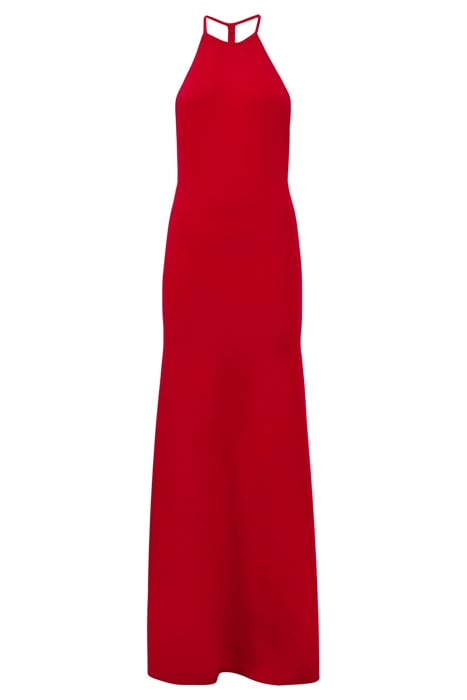 OLIVIA-KNITTED MAXI DRESS RED 2