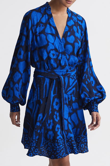 KERRI-PRINTED DRESS BLUE/NAVY 1