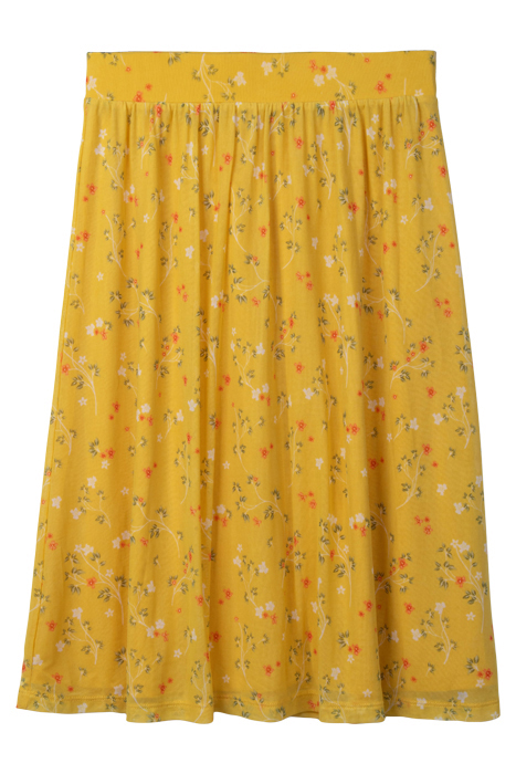 SKIRT SHORT RED LABEL YELLOW AOP 2