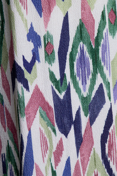 ECRU IKAT DIAMOND PRINT JUMPSUIT 9