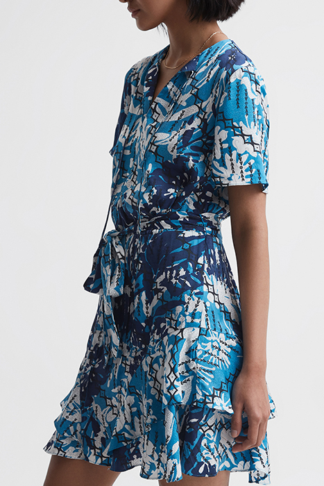 POSEY-DITSY DRESS BLUE 5