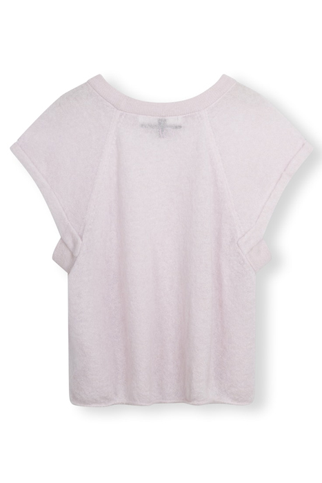 SHORTSLEEVE TOP KNIT PALE LILAC 3