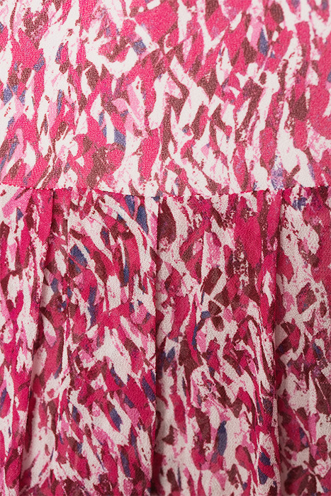 ALEXANDRIA-PRINTED DRESS PINK/WHITE 6