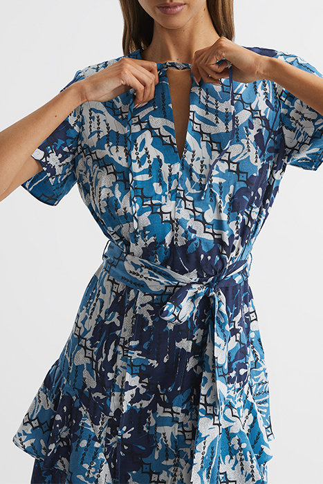 POSEY-DITSY DRESS BLUE 6