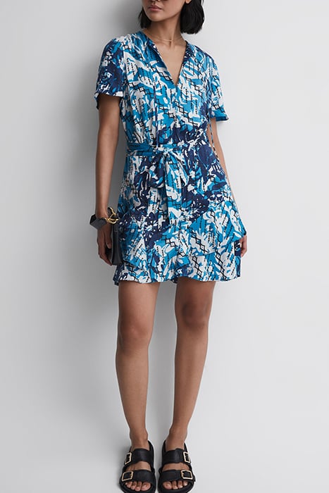 POSEY-DITSY DRESS BLUE 1