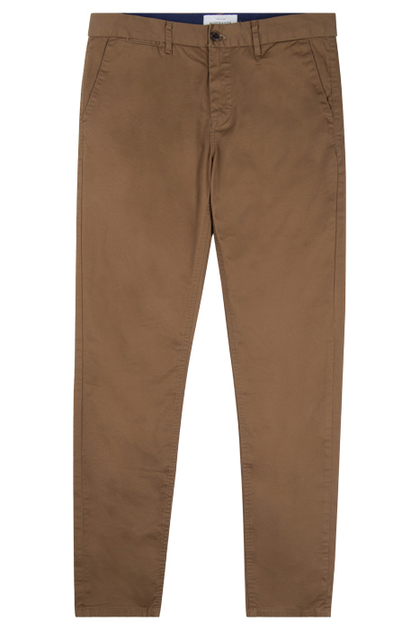 ESSENTIALS - MOTT CLASSIC SLIM FIT CHINO WALNUT 1