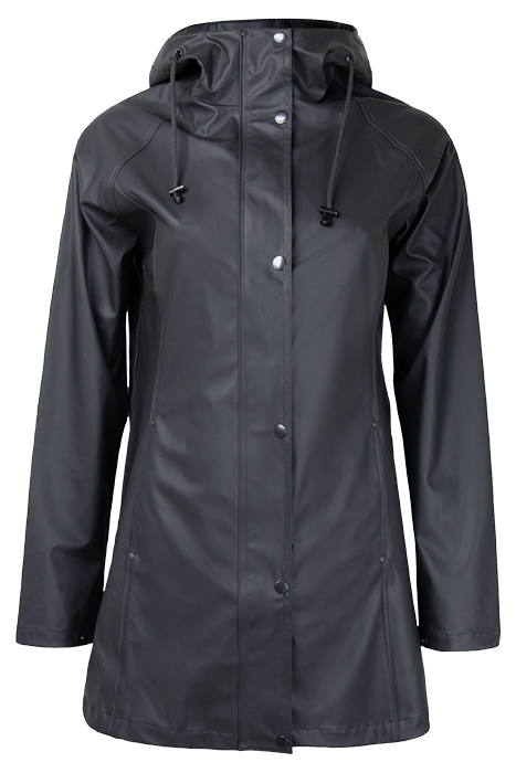 Ilse Jacobsen Rain87 Rain Coat Dark Shadow Maat: 40 | Regenjassen Outlet | Dames | Zwart