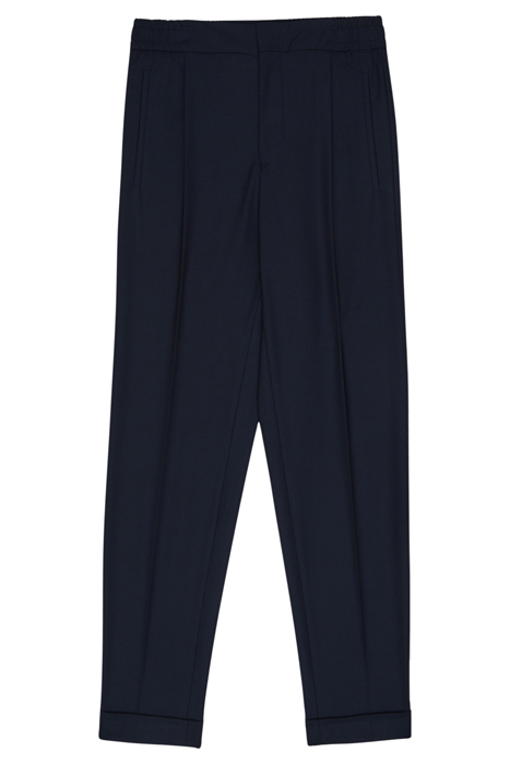 BRIGHTON-PLEATED TAILORED PANTS NAVY 4