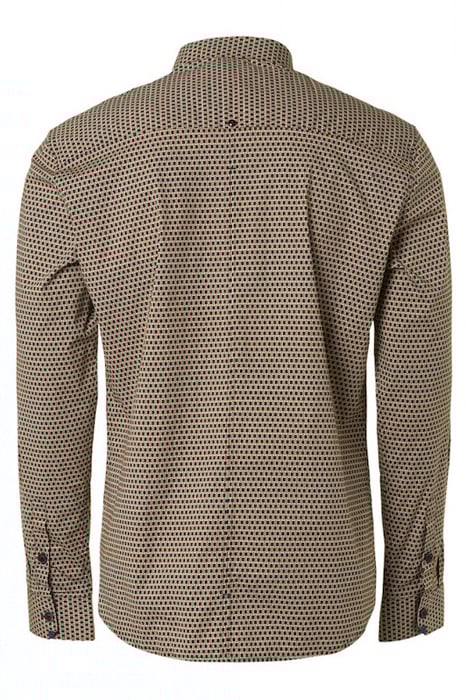 SHIRT STRETCH ALLOVER PRINTED CARAMEL 5