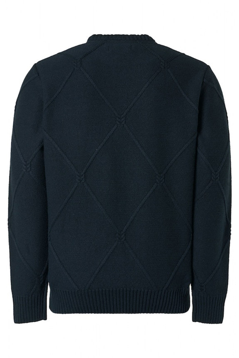 PULLOVER CREWNECK CABLE JACQUARD WITH WOOL NIGHT 5