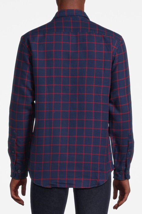 CHECK OVERSHIRT BLACK IRIS (NAVY) 2