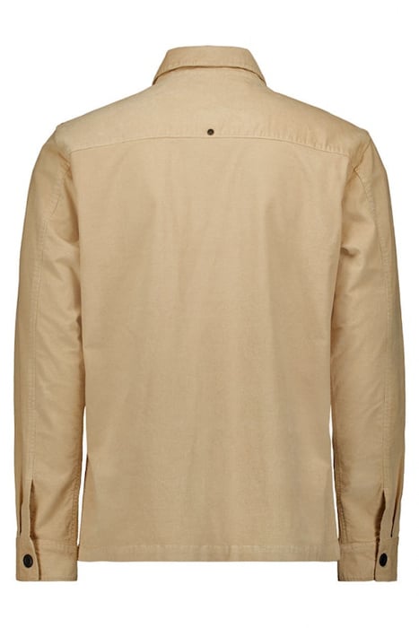 OVERSHIRT BUTTON CLOSURE STRUCTURE CORDUROY STRETCH STONE 5