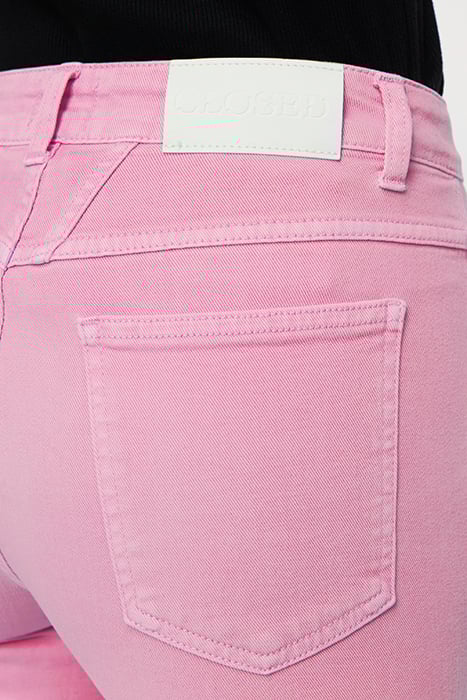 PEDAL PUSHER JEANS PINK LILIES 5