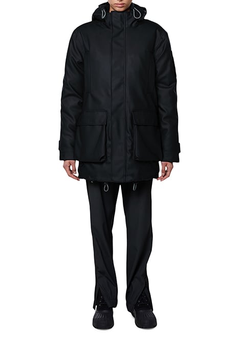 UNISEX GLACIAL PARKA BLACK 3