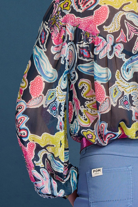 BLOUSE - FULL GLOW DEEP BLUE 6