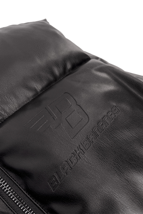 FAUX LEATHER BODYWARMER BLACK 6