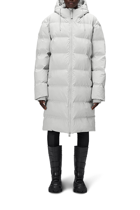 UNISEX ALTA LONGER PUFFER JACKET ASH 3