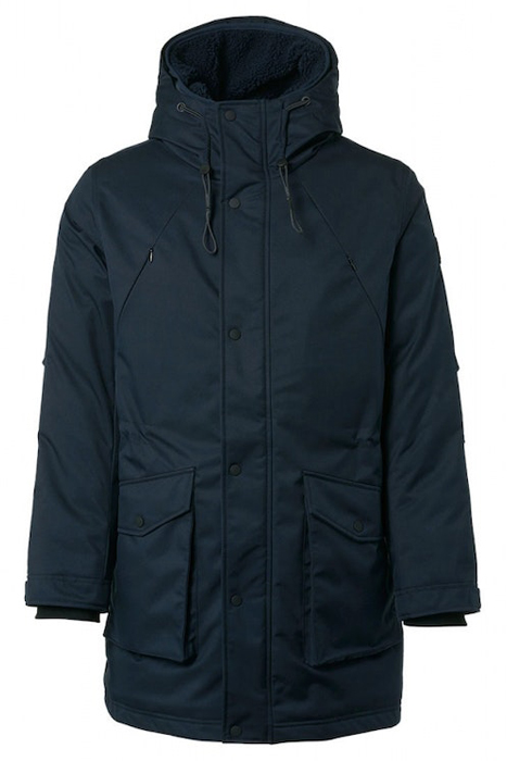 JACKET LONG FIT HOODED DARK NIGHT 4