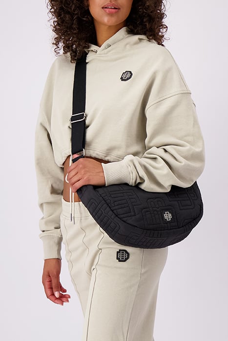 MONOGRAM QUILTED SLING BAG BLACK 2