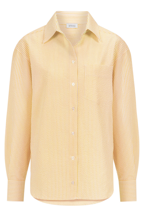 LOUISE SHIRT YELLOW-WHITE STRIPE 4