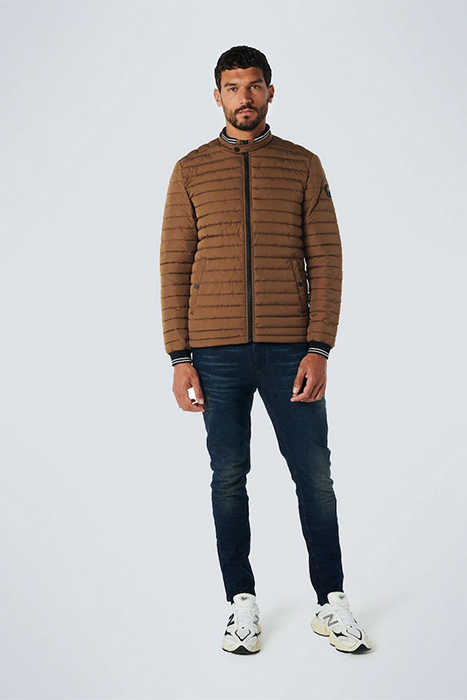 JACKET SHORT FIT PADDED CAMEL 3