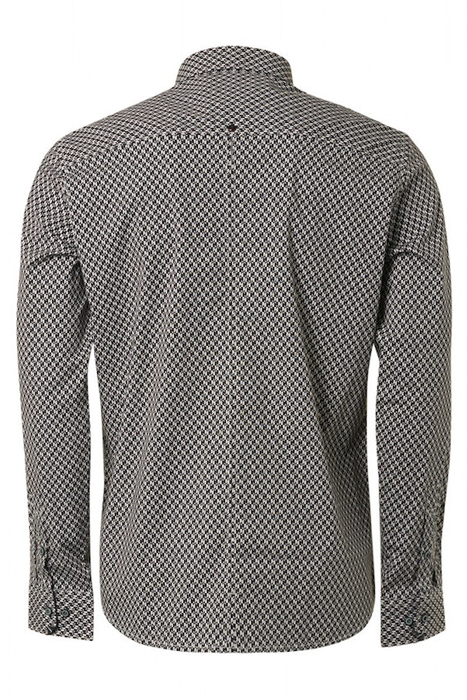 SHIRT STRETCH ALLOVER PRINTED BLACK 5
