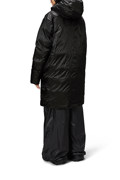 UNISEX KEVO LONG PUFFER JACKET BLACK 4